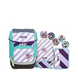ergobag cubo Set - ergonomischer Schulrucksack, Set 5-teilig