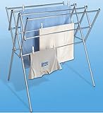 WENKO Teleskop-Wäschetrockner Edelstahl, Edelstahl rostfrei, 54-92 x 96.5 x 65.5 cm, G