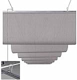 AWAING Sonnensegel Erweiterbar,Schattiernetz mit ösen Einziehbare Pergola-Baldachin-Schattenabdeckung Ersatz-Schirmtuch Wave-Schattensegel-Markise schieben auf drahtgehangenem Baldachin UV-Schutz (C