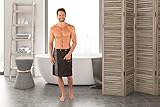 Schiesser Herren Saunakilt Rom, 100% Baumwolle, Farbe:Schw