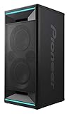 Pioneer Club 7 Bluetooth Lautsprecher (LED Lichteffekten, Voice Control, USB für MP3 Wiedergabe, App, 2 x 100 W RMS), für Geburtstags-, Garten-, WG-Party, Fitness- und Heimstudio, schw