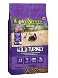 Wildborn Wild Turkey getreidefreies Hundefutter mit Truthahn & Süßkartoffel | sensitives Hundefutter ohne Zusatzstoffe mit extra viel Fleisch Made in Germany