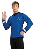 Star Trek Dlx Deluxe Shirt T-Shirt blau Kostüm Gr. L, M, XL, Größe:XL