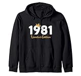 40. Geburtstag Damen Herren 40 Jahre Jahrgang 1981 Geschenk Kapuzenjack