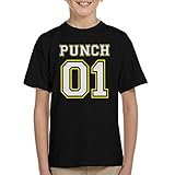One Punch Man Punch 01 Sports Number Kid's T-S