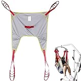 YNITJH Geteilte Beinschlinge Für Behinderte,Universal Patient Aid Sling,Heavy Duty Transfer Sling Wiederverwendbarer Patient Lift Treppe Board,zum Anheben Und Transferieren Tragfähigkeit 507 Lb