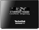 TechniSat DIGITRADIO 100 – DAB+ Radio Adapter mit Bluetooth (DAB, UKW-Empfangsteil zur Erweiterung von HiFi-Anlagen und AV-Receivern, IEC-Buchse, Audioanschlusskabel, Sleeptimer, Wecker) schw