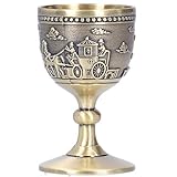 CUTULAMO Weinbecher, robuster handgemachter Weinkelch mit Zinklegierung für Heimtextilien für Zinklegierung Weinb