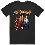 Flash Gordon Retro Cartoon 70's Throwback Old Skool Vintage T Shirt Black M