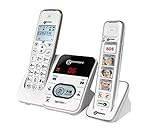 Geemarc Telecom S.A Pack Mobility 295 Schnurloses Seniorentelefon Anrufbeantworter, Foto-Tasten Beleuchtetes D