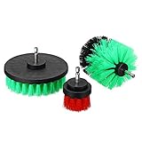 YUQIYU 3pcs 2/3,5/4-Zoll-elektrische Bohrmaschine Bürste Scrubber for Tile Grout Strom Scrubber Tub Reinigung
