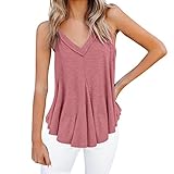 Tanktops in Übergröße für Damen, einfarbig, ärmellos, Bluse, Sommer, Rundhalsausschnitt, Basic-T-Shirt, lässige Weste, rot, XXXXL