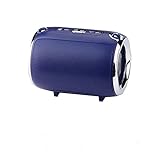 LPZW. Bluetooth-Lautsprecher mit.Fm Radio Music Bass Subwoofer TF USB.Tragbar for Computertelefone (Color : Blue)