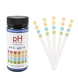 ATUIO - Soil pH Test Strips, Boden pH Teststreifen, [100 Streifen], pH Pflanzentester für Blumenerde, 0-14 pH-Bodenmessgerät für Pflanzen, Teststreifen Boden pH Wert für Gartenbau, Bauernhof, G