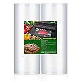 Vakuumbeutel Rollen: TowerTop 2 Rollen 20cm x 1500cm (Insgesamt 3000cm), Heavy Duty, BPA Free, Strong Vacuum Bags für Sealer, Sous Vide -Thick 18 MIL