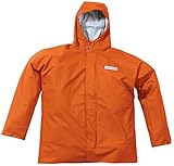 Ocean Rainwear Damen Herren Regenjacke Comfort Heavy Segeljacke, Farbe:orange, Größe:S