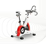 SportPlus Speedracer, TÜV-geprüft, Indoor Cycling Bike in Studioqualität, 50 Widerstandsstufen, Triathlonlenker & Rennsattel, Ergometer bis 500 Watt, Benutzergewicht bis 150 kg, SP-SRP-3000