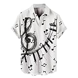 Herren Hemd Hawaiihemd Strandhemd Kurzarm Urlaub Hemd Freizeit Reise Hemd Party Hemd Sommerhemd Hawaii Print T-Shirt Bluse für Karneval Party