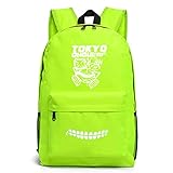 WANHONGYUE Tokyo Ghoul Leuchtend Anime Cosplay Rucksack Casual Daypack Tagesausflug Reisetasche Grü