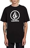 Volcom Herren Men's Crisp Stone Short Sleeve Tee T-Shirt, schwarz, M