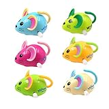 STOBOK 6 Stücke Baby Aufziehspielzeug Aufziehmaus Aufziehfigur Spielmaus Wind Up Figur Uhrwerk Spielzeug Geburtstag Kinder Katzenspielzeug