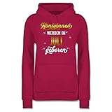 Geburtstagsgeschenk Geburtstag - Königinnen Werden im Juli geboren - XS - Fuchsia - Wahre Königinnen Werden im Juli geboren - JH001F - Damen Hoodie und Kapuzenpullover für F