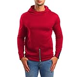 Sportshirt Herren Herbst Winter Manschette Spleißen Design Herren Langarm Modern Urban Reißverschluss Saum Regular Fit Herren Hoodie Täglich All-Match H