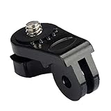 Formulatud 1 PC Schraube Stativ Mount Adapter Sport Kamera für Gopro Hero 2 3 3+ für Sony Action Cam AS15 AS30 AS100V AEE Zubehör - Schw