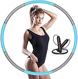 Fitness Hula Hoop, Hula Hoop Reifen 1,4 kg Zur Gewichtsreduktion und Massage Verwendet Werden Können, 8 Segmente Abnehmbarer Hula Hoop Reifen Geeignet Für Fitness/Sport/Zuhause/Büro/Bauchformung