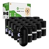 moexXo® Hundekotbeutel - Biologisch Abbaubar - Extrem reißfest und groß - 360 Premium Kotbeutel für Hunde - Ohne Duftstoffe - Gratis Beutelsp