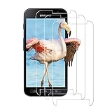 [3 Stück] Panzerglas Schutzfolie für Samsung Galaxy Xcover 4S / Xcover 4, HD Displayschutzfolie, 9H Härte, Anti-Kratzer, Schutzfolie Kompatibel mit Samsung Xcover 4S / Xcover 4 - Transp