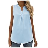 SHZFGUI Damen-Chiffon-Bluse, Sommer, lässig, Knopfverschluss, Kurzarm, Pom Pom-H