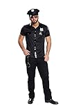 Sexy Polizist Polizei Kost�m Herren Polizeihemd Polizeishirt Polizeikost�m Hemd Shirt Uniform Polizeiuniform US Cop Gr�sse:48
