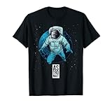 Space Astronaut Graphic Tee Shirt, Mission To Mars Astronaut T-S