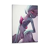 YHYHYH Pokemon Gardevoir Posterrahmen, dekoratives Gemälde, Leinwand, Wandkunst, Wohnzimmer, Poster, Schlafzimmer, Gemälde, 20 x 30