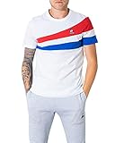 Le Coq Sportif Herren Tri Tee Ss N°1 M T-Shirt, New Optical White, XXL