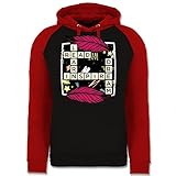 Scrabble Damen - Read - Learn - Inspire - Dream - M - Schwarz/Rot - Spruch - JH009 - Baseball H