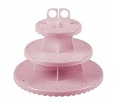 Ibili 827600 Etagere, ideal für Cupcakes / Cakepops, Kunststoff, Löcher für 48 Stäb