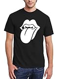 clothinx Herren T-Shirt Halloween Vampir Schwarz/Weiß Größe XL