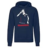 Art T-shirt, Zlatan Ibrahimovic Kapuzenpullover, Unisex, freddie-hd-man-nav-l, Blau, freddie-hd-man-nav-l L