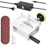Funien T1 Mini Multifunktionale Tischkreissäge Elektrische Tischkreissägen Kleiner Haushalt DIY Schneidwerkzeug Holzbearbeitungsdrehmaschine mit 1,5-10mm Spannzang