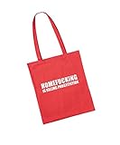 clothinx - Homefucking is killing prostitution - Baumwolltasche Rot, langer Henk