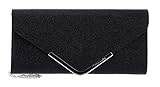 Tamaris Damen Brianna Clutch Bag, 13x5x26 cm, Schwarz, Einheitsgröß