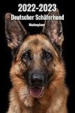2022-2023 Deutscher Schäferhund Wochenplaner: 221 Seiten, DIN A5 | 2 Jahre Terminkalender | Terminplaner | Tagebuch | Wochenkalender | Organizer für Hundeliebhab