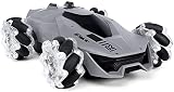Ferngesteuertes Auto für Jungen 4-7 8-12, Hochgeschwindigkeits-Renndrift-RC-Autos Spielzeug mit coolem LED-Sprühlicht, Kinder-Outdoor-Spielzeug für Jungen und M