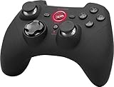 SPEEDLINK RAIT Gamepad Wireless – kabelloses Gamepad mit Vibrationsfunktion, für PC/PS3/Switch, schw