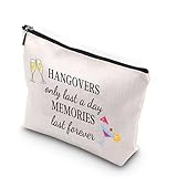 WCGXKO Hangover Gift Bachelorette Hangover Kit Bags Hangovers Only Last A Day Memories Last F