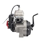 Motor mit Getriebe Motorrad 49cc Wassergekühlte Kühlermotor für 2 Hub 05 50 JR SX 50 SX Pro Mini ATV Dirt Pit Cross Bike (Color : A)