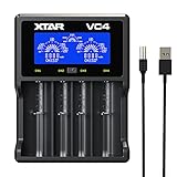 XTAR Men's VC4 4 USB-Ladegerät, Black