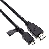 Micro HDMI Kabel Kompatibel mit Acer iconia tab 10 A3-A40, Alcatel plus 10 Tablet zu TV, HDTV, LCD, Plasma, Monitor Audio & Video - Unterstützt 3D , 4K, 1440p, 1080p | 3M